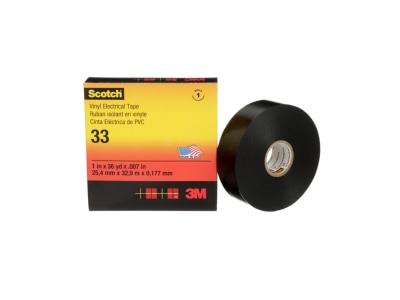 Produktbild 1 3M ScotchSuper33  38x33 PVC Elektro Isolierband 38 mm x 33 m  sw