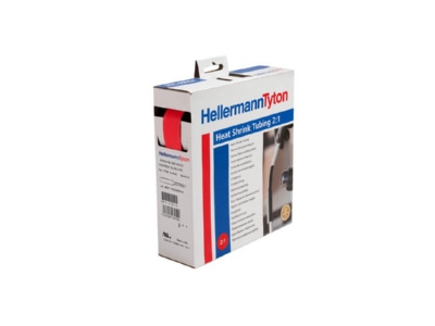 Product image Hellermann Tyton HIS 3 64 PEX RD Thin walled shrink tubing 1 2 0 6mm red

