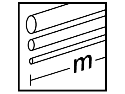 Dimensional drawing 2 Hellermann Tyton TFE2 28 1220 PTFE CL Thin walled shrink tubing 0 96 0 46mm