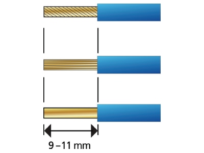 Dimensional drawing 8 Hellermann Tyton HECL 1 1 PA GY 100ST Terminal for luminaire 2 5mm 
