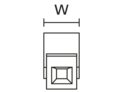 Dimensional drawing 9 Hellermann Tyton HECL 1 1 PA GY 100ST Terminal for luminaire 2 5mm 
