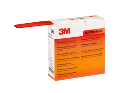 Product image 1 3M HSR 3000 24 8 rd Thin walled shrink tubing 24 8mm red
