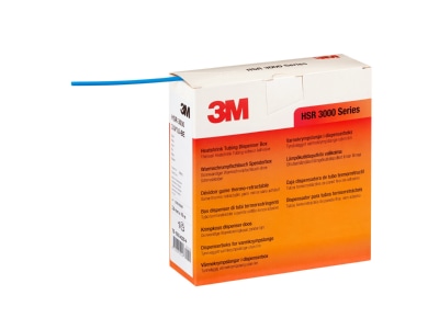 Product image 2 3M HSR 3000 3 1 bl Thin walled shrink tubing 3 1mm blue