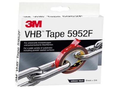 Product image 1 3M 5952193 Adhesive tape 3m 19mm black
