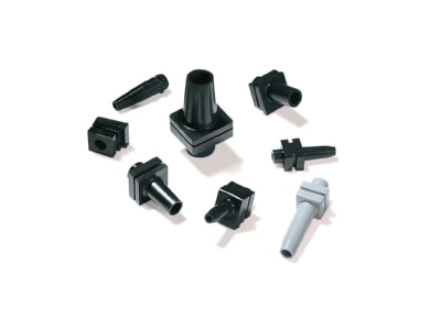 Product image 1 Hellermann Tyton H120 PVC FR BK 500 Cable bending restrictor 3mm
