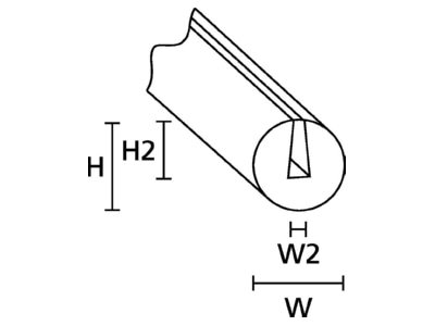 Ma�zeichnung Hellermann Tyton PS1 PVC BK 75 Kantenschutz 75m Rolle