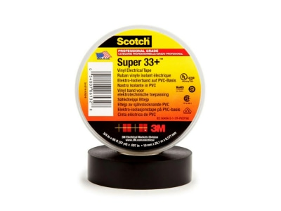 Product image 1 3M ScotchSuper33  19x20 Adhesive tape 20m 19mm black
