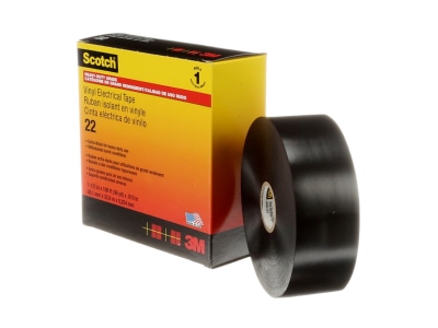 Product image 1 3M Scotch 22 38x33 Adhesive tape 33m 38mm black
