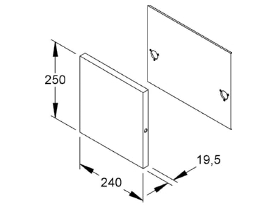 Dimensional drawing Niedax W SPOK T1 20 Pressing multi purpose tool