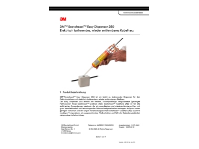 Product image detailed view 1 3M 7100231726 Cable resin 250g
