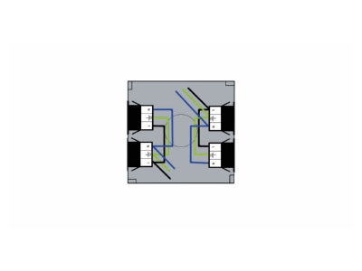 Wiring plan Kaiser AT2531 Surface mounted box 120x120mm