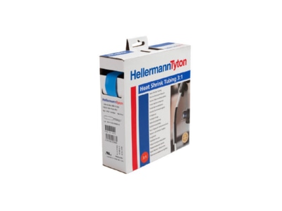 Product image Hellermann Tyton HIS 3 1 5 0 5 POX BL Thin walled shrink tubing 1 6 0 5mm blue
