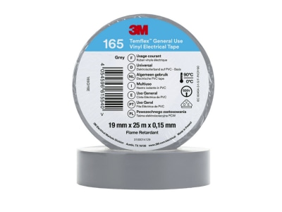 Product image 2 3M Temflex165 gr19X25 Adhesive tape 25m 19mm grey