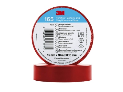 Product image 2 3M Temflex165 rot15X10 Adhesive tape 0 01m 15mm red