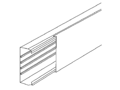 Strichzeichnung Kleinhuis HKL60190 6 Kanal cws 60x190 RAL9001
