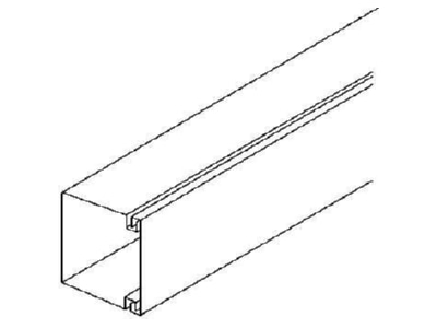 Strichzeichnung Kleinhuis HKL1515 5 Kanal br 15x15 RAL8014