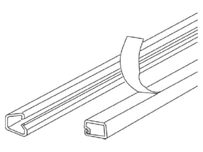 Product image 1 Kleinhuis LCD51 3 Wireway 4 6x9mm RAL9010
