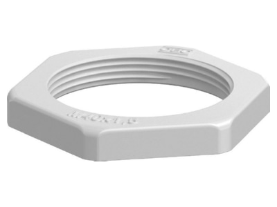 Product image OBO 116 M40 LGR PA Locknut for cable screw gland M40
