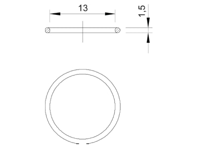 Ma�zeichnung 3 OBO 171 M16 O Dichtring f Anschl gew 