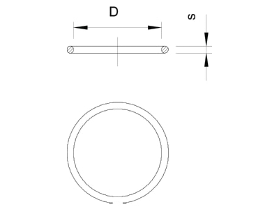 Ma�zeichnung 1 OBO 171 M40 O Dichtring f Anschl gew 
