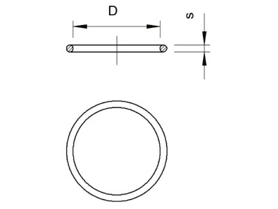 Ma�zeichnung 2 OBO 171 M63 O Dichtring f Anschl gew 