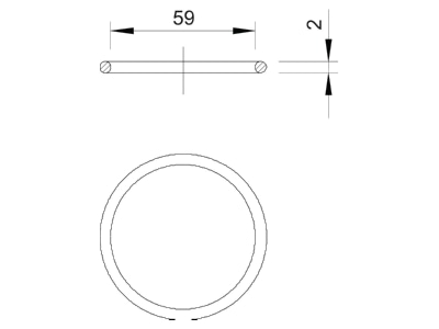 Ma�zeichnung 3 OBO 171 M63 O Dichtring f Anschl gew 