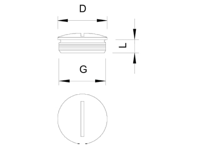 Ma�zeichnung 3 OBO 168 MS M50 Ms Verschlussschraube M50 vernickelt