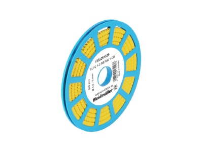 Produktbild Weidmueller CLI C1 3GE SW 2 CD Leitermarkierer Zahl 2 gelb1 5 4