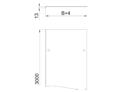 Ma�zeichnung 1 OBO DRL 600 FS Deckel m Drehverschluss