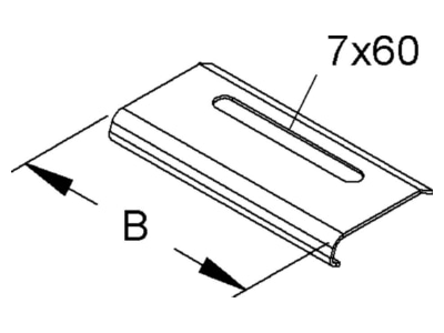 Mazeichnung Niedax RKB 100 Kantenschutzblech