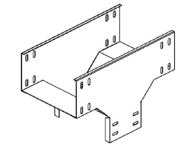 Product image Niedax RTQ 110 100 Tee funnel for cable tray 110x100mm
