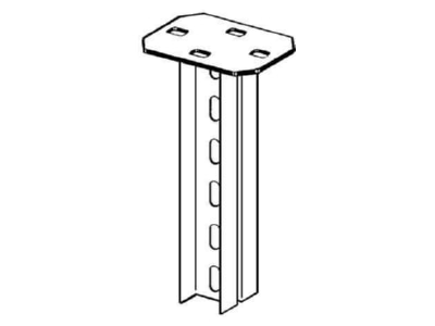 Product image Niedax HDUF 50 1200 Ceiling profile for cable tray 1205mm   Hanging handle 
