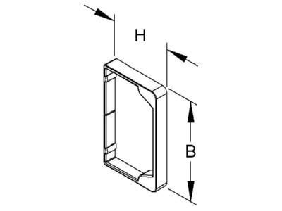 Mazeichnung Niedax LER 60 100 Endschutzring