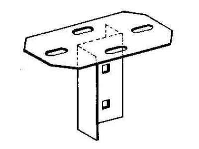 Product image Niedax KUD 50 Head plate for mounting rail  profile
