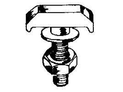 Product image Niedax HK 610 30 Strut nut with T bolt M10x30mm
