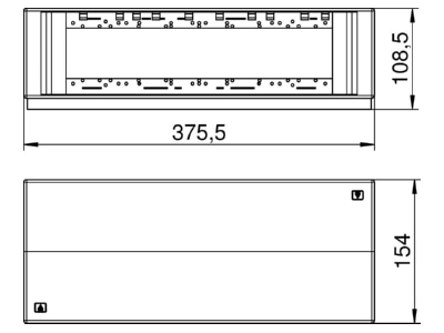 Ma�zeichnung 2 OBO T12L 00C 7011 Telitank 375x154x109