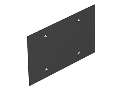 Produktbild OBO T12L P02S 9011 Abdeckplatte o  Lochbild f  T12L