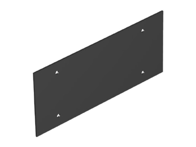Produktbild OBO T12L P03S 9011 Abdeckplatte o  Lochbild f  T12L
