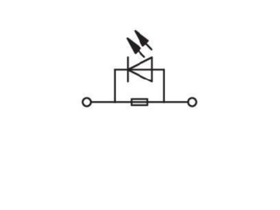 Circuit diagram WAGO 282 128 281 413 Fuse terminal block 10A 13mm