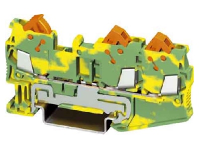 Produktbild 2 Phoenix QTC 1 5 TWIN PE 3 Leiter SL Klemme  gnge H 5 2mm 0 25 1 5qmm