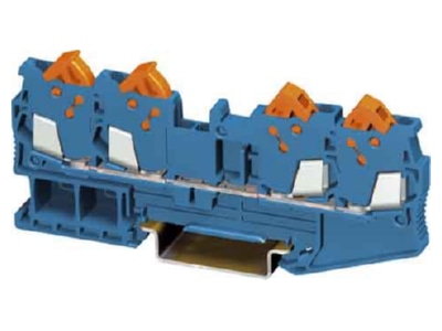 Produktbild 2 Phoenix QTC 1 5 QUATTRO BU 3 Leiterklemme bl 0 25 1 5qmm