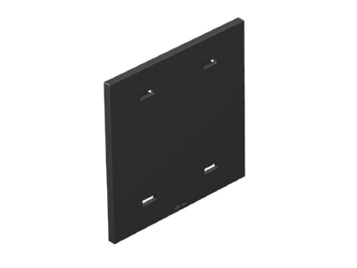 Product image OBO T8NL P01 9011 Cover plate for installation units
