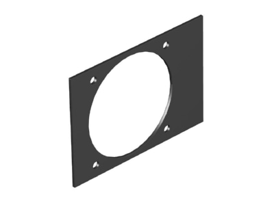 Product image OBO T4B P5S 9011 Cover plate for installation units
