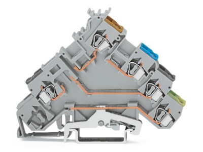 Produktbild WAGO 280 571 Initiatorenklemme mit PE Anschluss