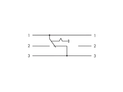 Circuit diagram WAGO 286 895 Switching relay AC 250V DC 24V 6A
