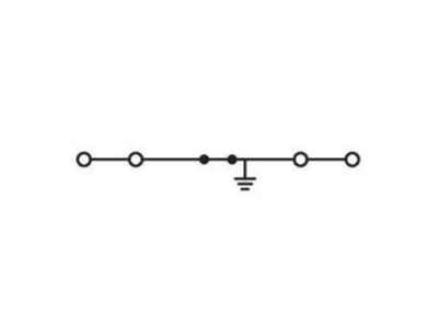 Circuit diagram WAGO 2002 1407 Ground terminal block 1 p 5 2mm