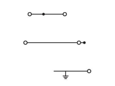Circuit diagram WAGO 2003 7646 Installation floor terminal TS 35 