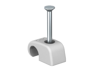 Produktbild OBO 2027 30 LGR Haft Clip m Nagel 10 14mm L30 PP lgr