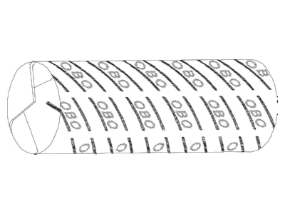 Mazeichnung 2 OBO 115 GR GN Dichtkitt Elektro Isolierkitt