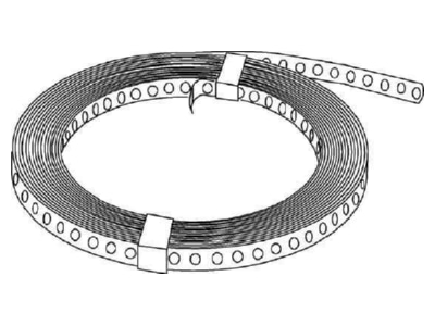 Line drawing Kleinhuis 1518 14  VE10m  Installation strap 14mm 1518 14  quantity  10m 
